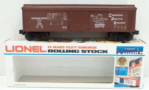 Lionel 6-5710 Canadian Pacific Woodside Reefer- NETCA EX/Box