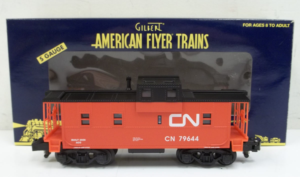American Flyer 6-48747 S Scale Canadian National Extended Vision Caboose