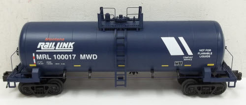 MTH 20-96197 O Montana Rail Link Gallon Tank Car #100017