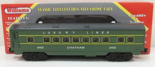 Williams 2402 Chatham Luxury Lines Coach Car LN/Box