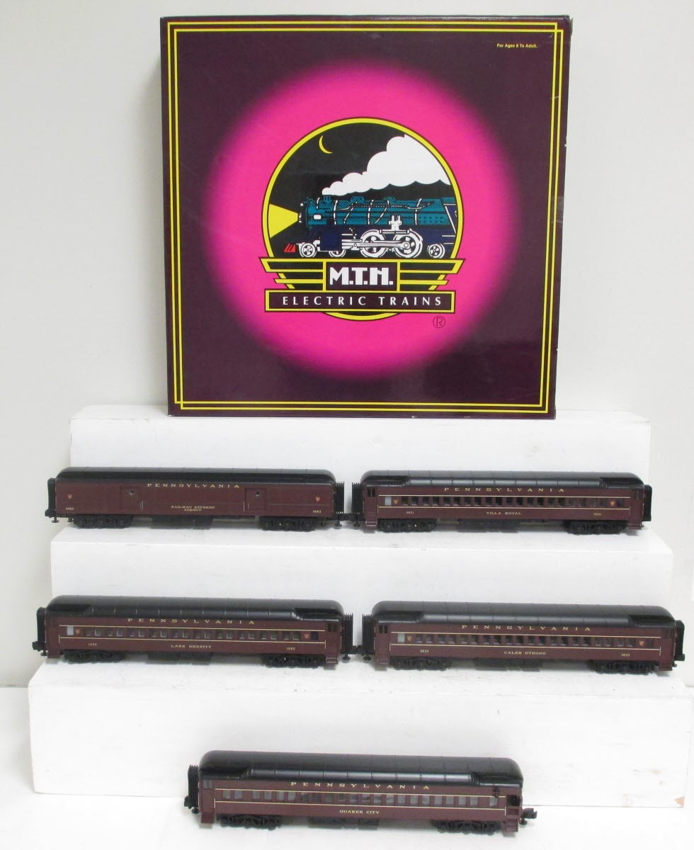 MTH 20-4023 O Pennsylvania 70' Madison Passenger Car Set (Set of 5) LN/Box