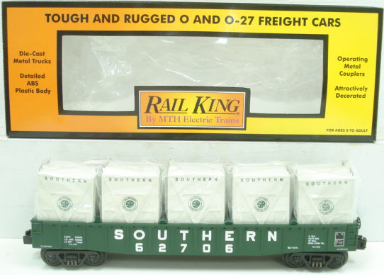 MTH 30-7282 Southern Gondola Car w/LCL Containers LN/Box
