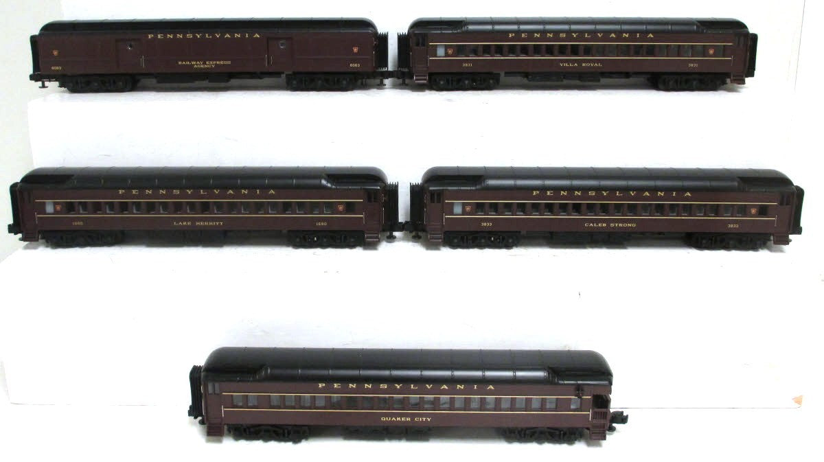 MTH 20-4023 O Pennsylvania 70' Madison Passenger Car Set (Set of 5) LN/Box