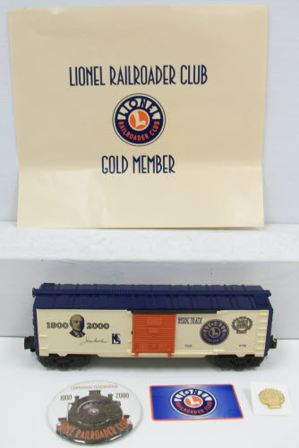 Lionel 6-19991 O Gauge LRRC Gold Member Box Car LN/Box