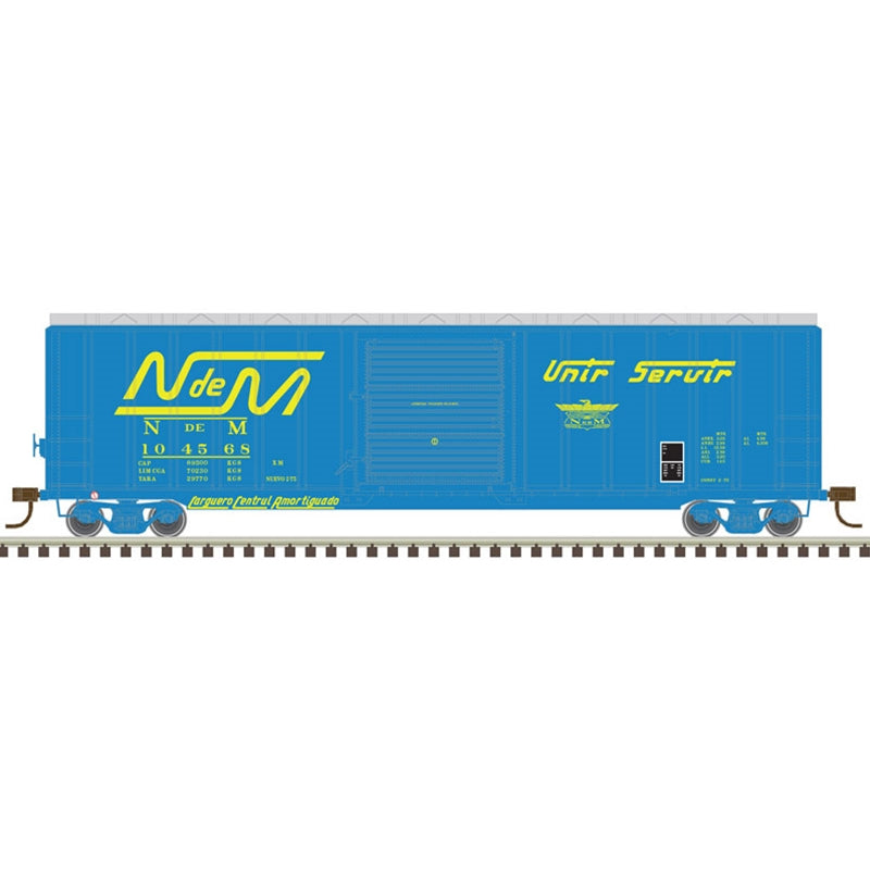 Atlas 20005641 HO Scale National Railways of Mexico 50' Berwick Box Car #104568