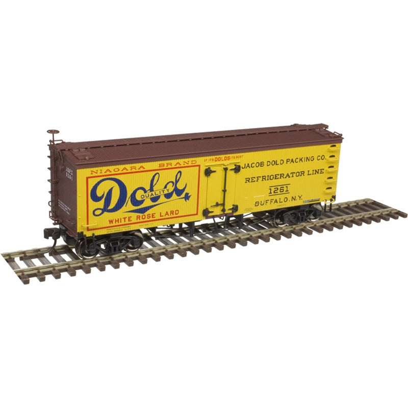 Atlas 20005802 HO Dold Packing Company 36' Wood Reefer #1261