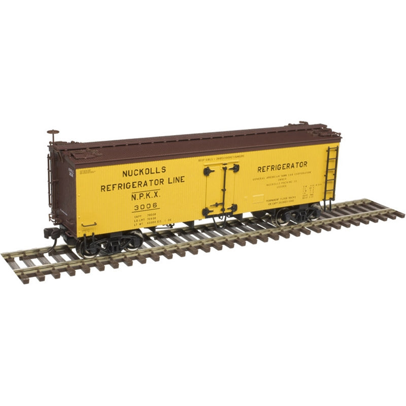 Atlas 20005807 HO Scale Nuckoll's Refrigerator Line 36' Wood Reefer #3006