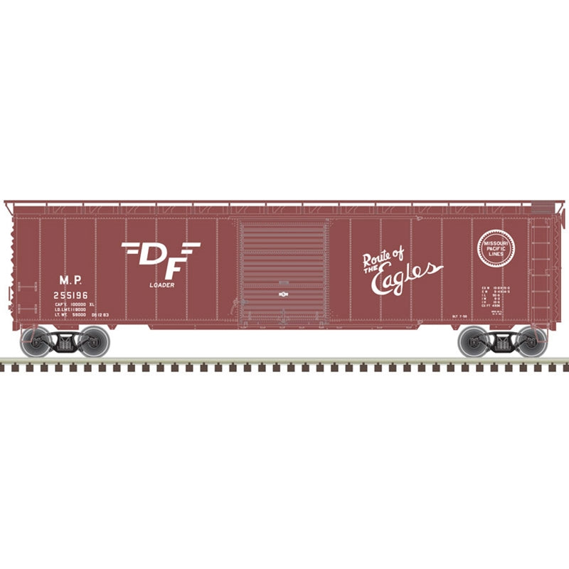 Atlas 20005859 HO Missouri Pacific 50' Postwar Single Door Boxcar #255056