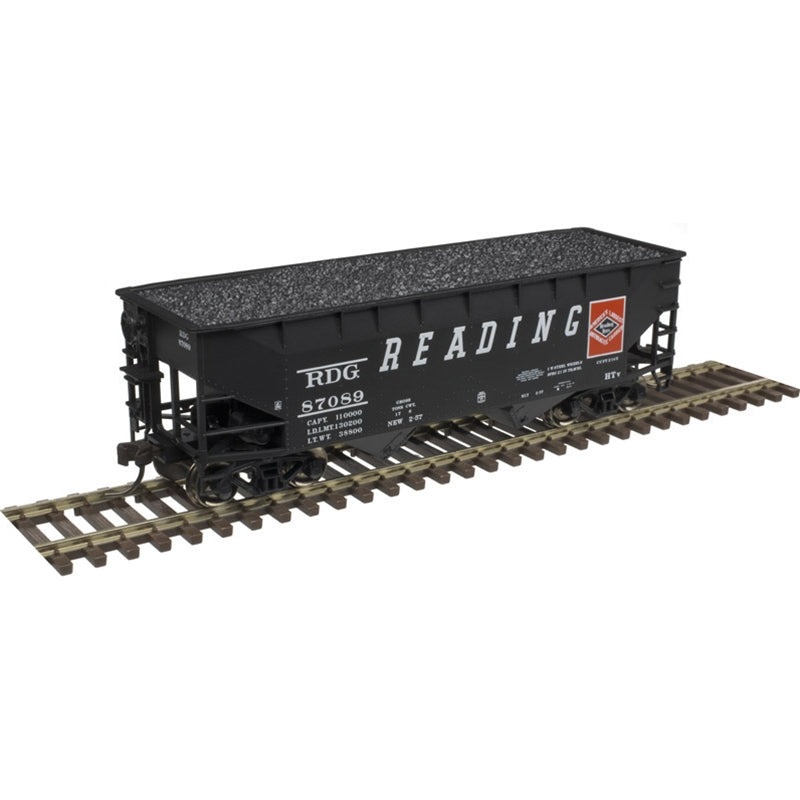 Atlas 20005902 HO Reading 2-Bay Offset Hopper #87089