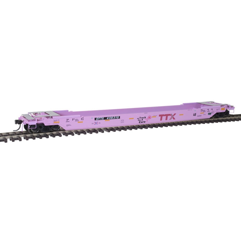 Atlas 20005993 HO TTX On The Track for a Cure 48' All Purpose Well Car #456310