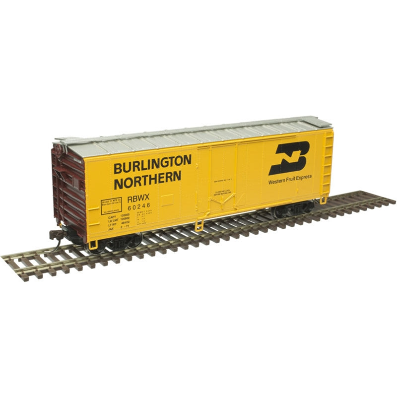 Atlas 20006144 HO Burlington Northern RBWX 40' Plug Door Boxcar #60422