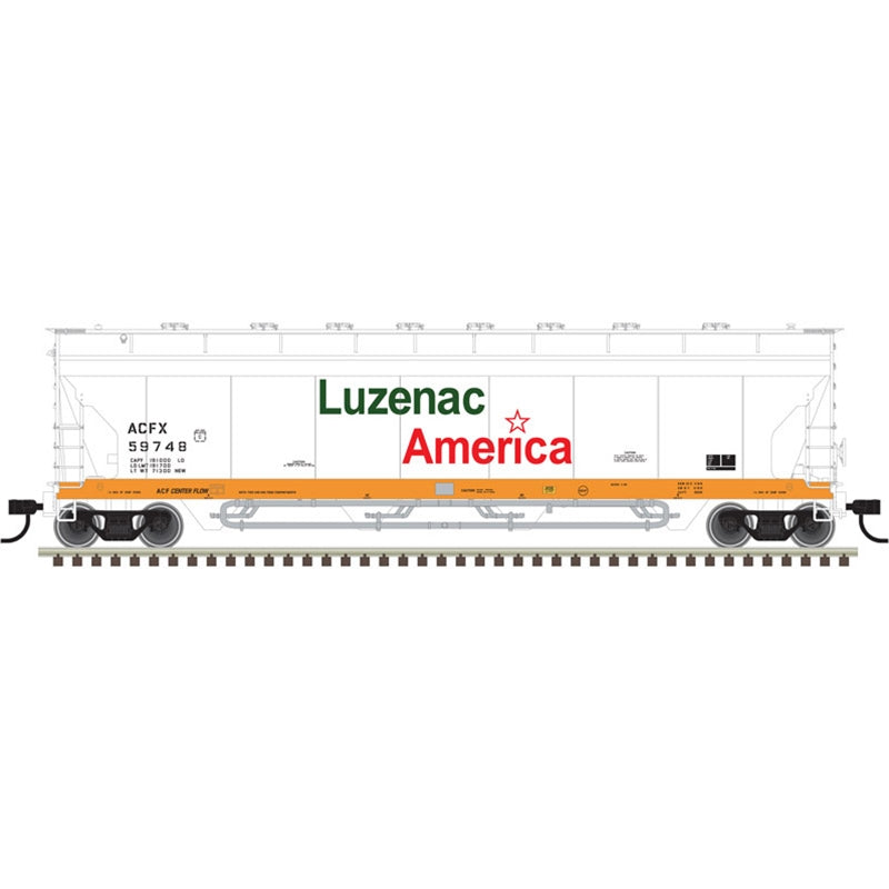 Atlas 20006272 HO Luzenac America Pressureaide Covered Hopper #59748