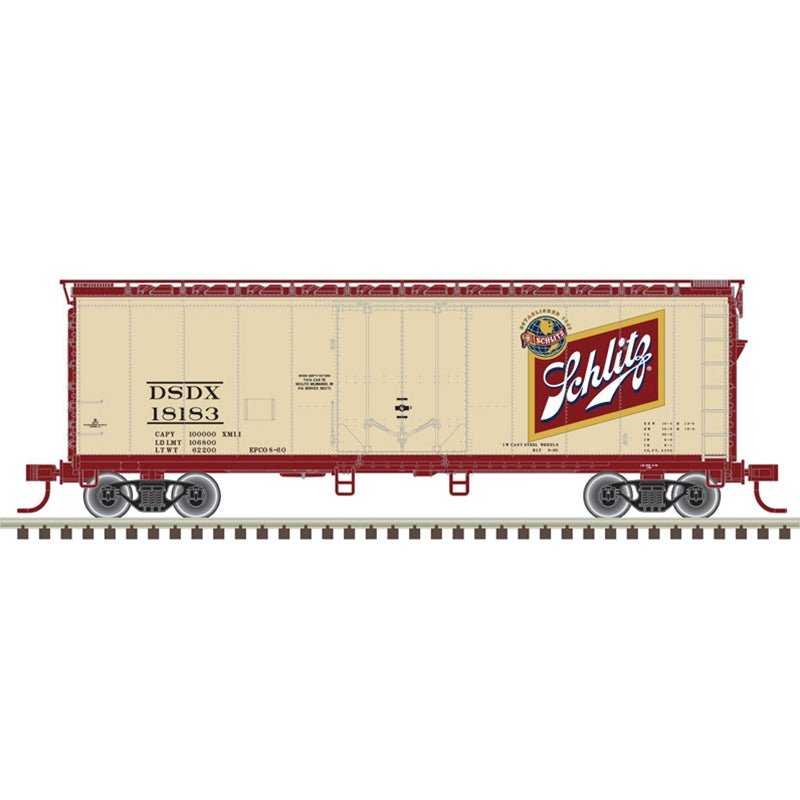 Atlas 20006336 HO Schlitz 40' Plug Door Boxcar #18183