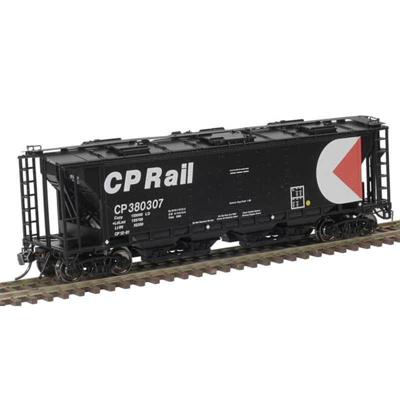 Atlas 20006366 HO CP 6 Hatch Slab Side Covered Hopper #380307