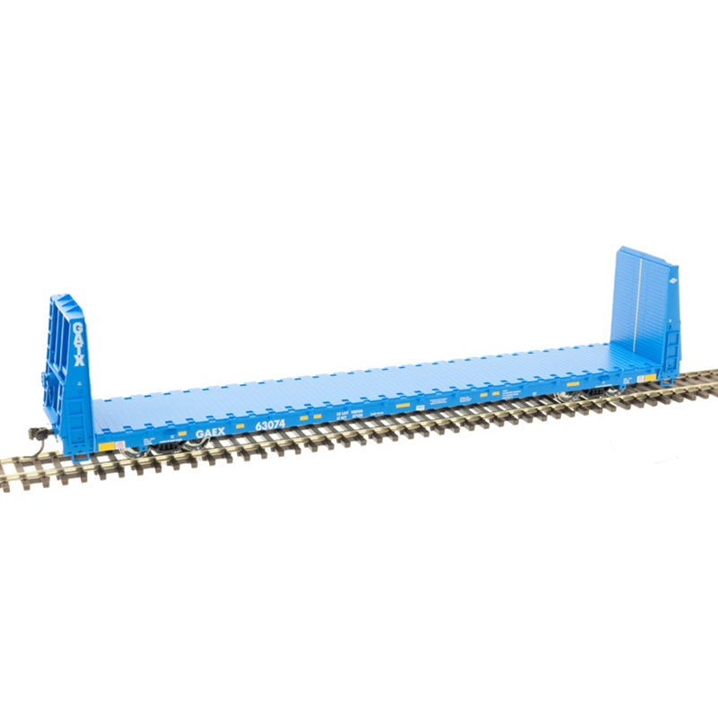 Atlas 20006453 HO General American (GAEX) Bulkhead Flat Car #63074