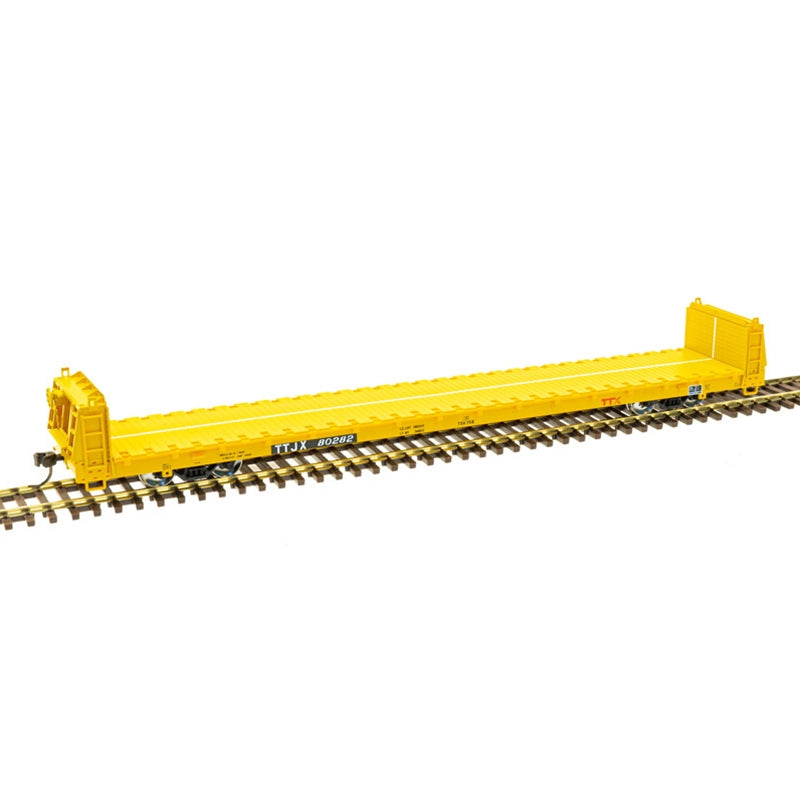 Atlas 20006462 HO TTX Short Bulkhead Flat Car #82306