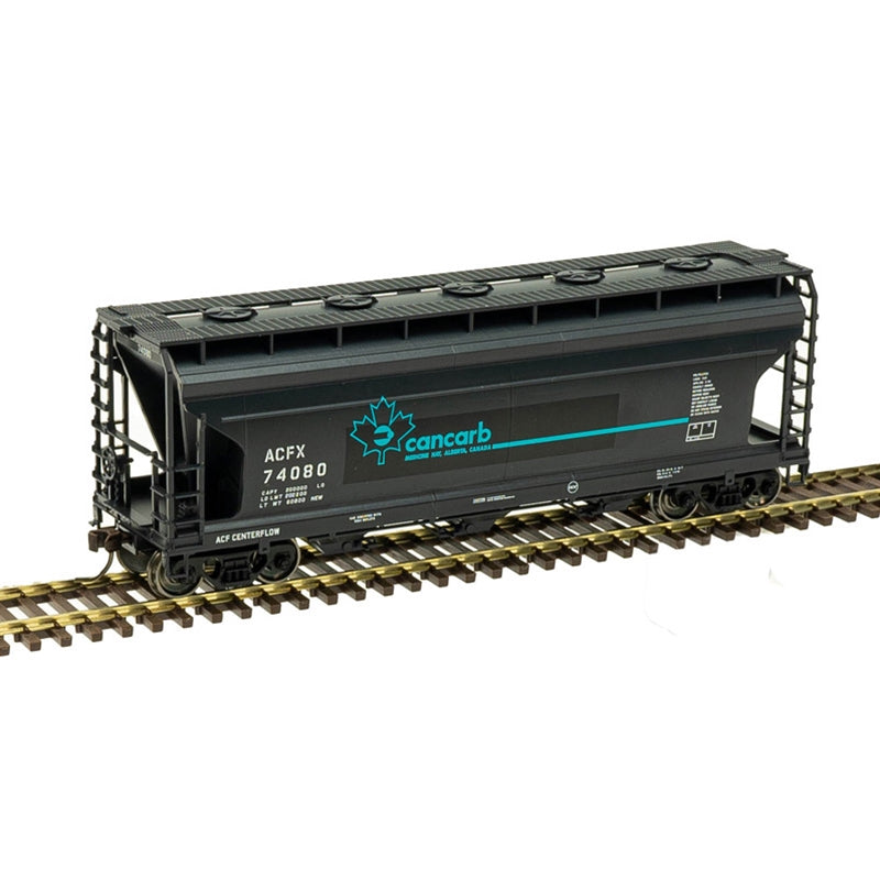 Atlas 20006501 HO Cancarb ACFX TMAN ACF 3560 Covered Hopper #74080