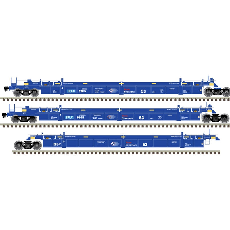 Atlas 20006618 HO Burlington Northern Santa Fe SFLC 53' Artic Well Car #9076