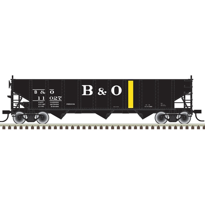 Atlas 20006911 HO Baltimore & Ohio AAR 70 Ton 3-Bay Open Hopper #10389