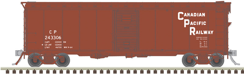 Atlas 20007899 HO Canadian Pacific Stepped Minibox Boxcar #244397