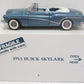 Danbury Mint 1:24 Scale Metallic Blue 1953 Buick Skylark Convertible Die Cast