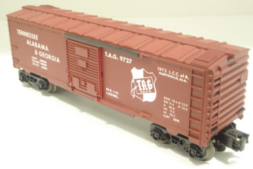 Lionel 6-9727 O Gauge LCCA Tennessee Alabama & Georgia Boxcar LN/Box