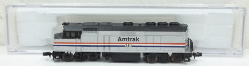 Life Like 7641 N Scale Amtrak F-40 Diesel Locomotive #381