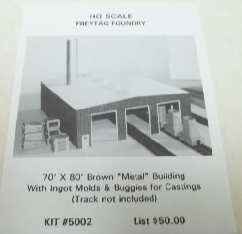 BH Models 5002 HO Scale Freytag Foundry Building Kit