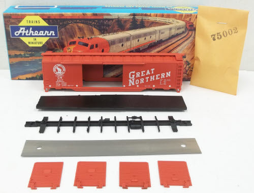 Athearn 1311 HO Scale Great Northern 50' Double Door Auto Box # 3527 Kit