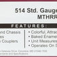 MTH 10-2231 Standard Gauge MTHRRC 500 Series Box Car NIB