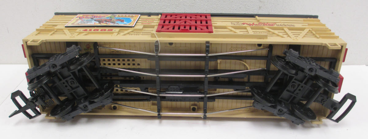 LGB 41682 G Gauge Wild West Rodeo Musical Stock Car LN/Box