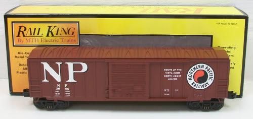 MTH 30-74391 O Gauge Northern Pacific 50' Modern Box Car #3886