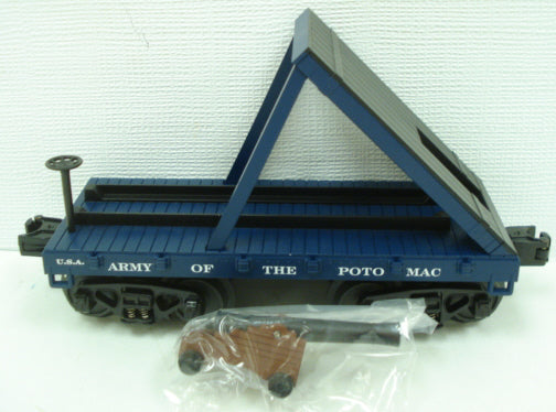 MTH 30-76227 Union Army Flatcar- 19th Century w/CannonA NIB