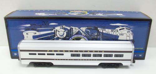 MTH 20-80003D-b O Gauge Pennsylvania Railroad Aluminum Dining Car NIB