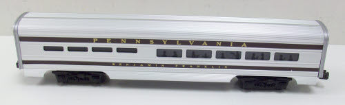 MTH 20-80003D-b O Gauge Pennsylvania Railroad Aluminum Dining Car NIB