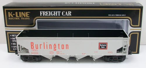 K-Line K623-1332 O Gauge Burlington Route Hopper LN/Box