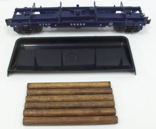 Lionel 6-26899 Santa Fe Log Dump Car LN/Box