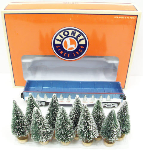 Lionel 6-26061 O Gauge Christmas Gondola with Trees LN/Box