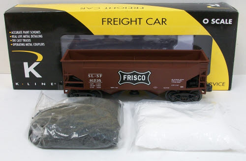 K-Line K725-2051 O Gauge Frisco Operating Hopper with Coal Load #91735 LN/Box