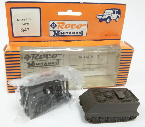 Roco 347 HO Scale MiniTanks Troop Transport Vehicle M113A1G Plastic Kit