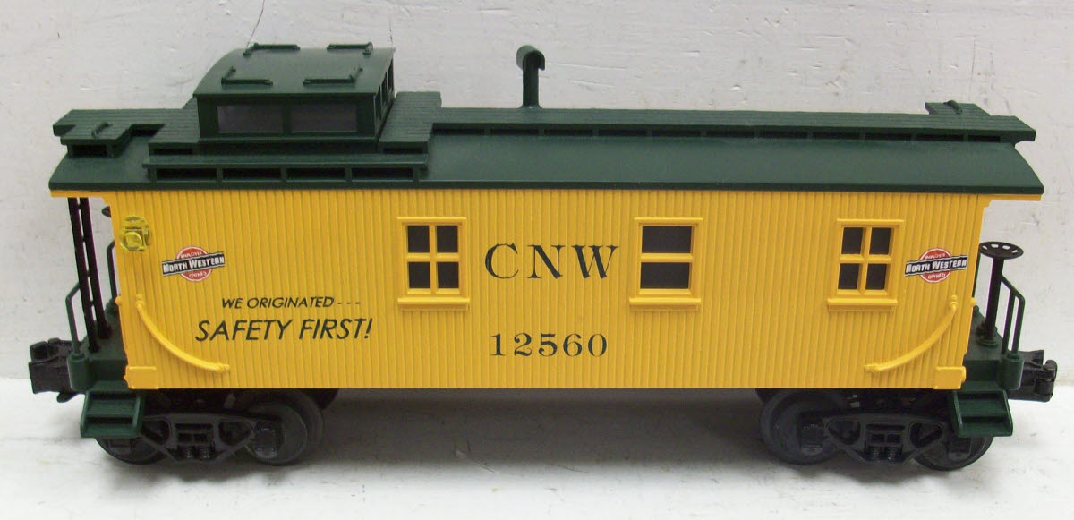 MTH 30-7707 O Gauge Chicago Northwestern Semi-Scale Caboose #12560 LN/Box