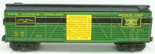MTH 30-7137 O Gauge John Deere Stock Car LN/Box