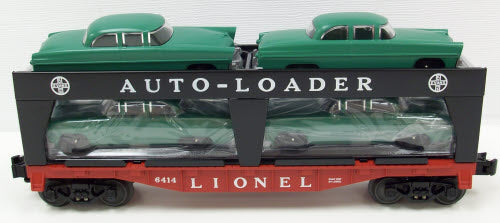 Lionel 6-39450 O Gauge #6414 Evans Auto Loader w/ 4 Automobiles NIB
