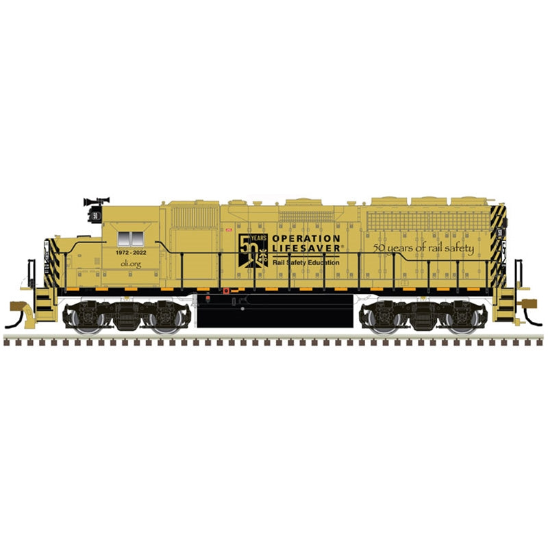 Atlas 10004050 HO Operation Lifesaver Silver Series GP40 Diesel Locomotive