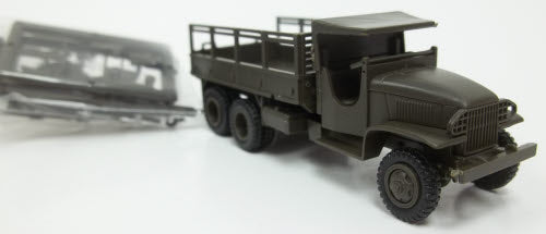 Roco 611 HO Scale MiniTanks CCK+ Kran 6 x 6 Military Plastic Truck