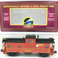 MTH 20-91051 O Gauge Santa Fe Extended Vision Illuminated Caboose #999717 EX/Box