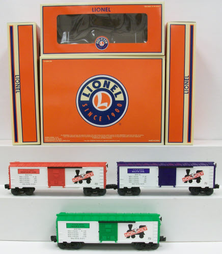 Lionel 6-39310 O Gauge Monopoly Boxcar 3-Pack #3 NIB