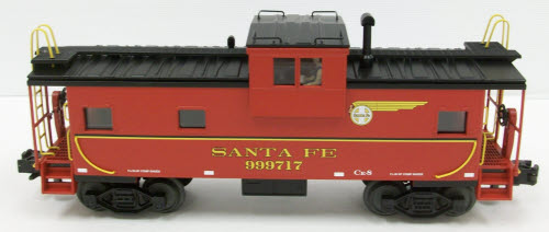 MTH 20-91051 O Gauge Santa Fe Extended Vision Illuminated Caboose #999717 EX/Box