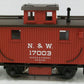 MTH 30-77026 O Gauge Norfolk & Western Bobber Caboose LN/Box