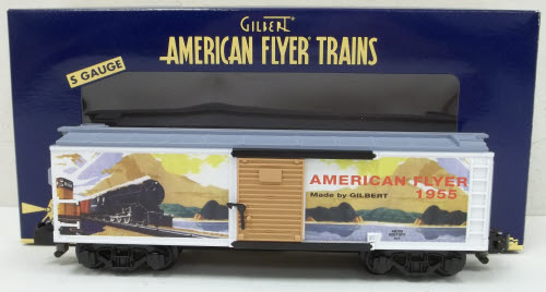American Flyer 6-48390 S Scale 1955 Catalog Art Boxcar LN/Box